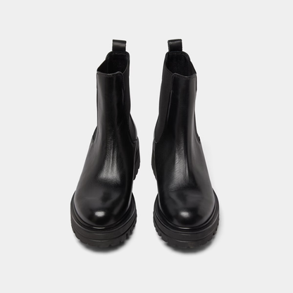 Boots à semelles crantées et élastiques