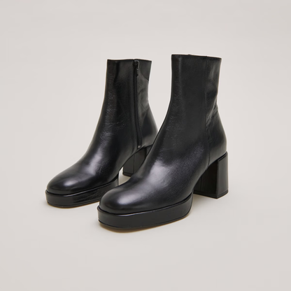Bottines à bouts arrondis