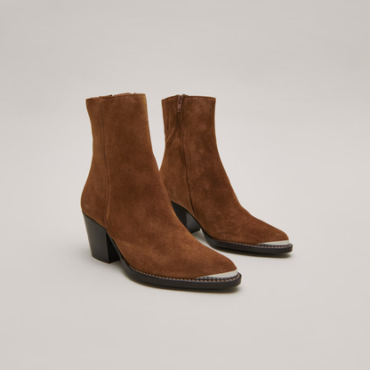 Boots à bouts argentés