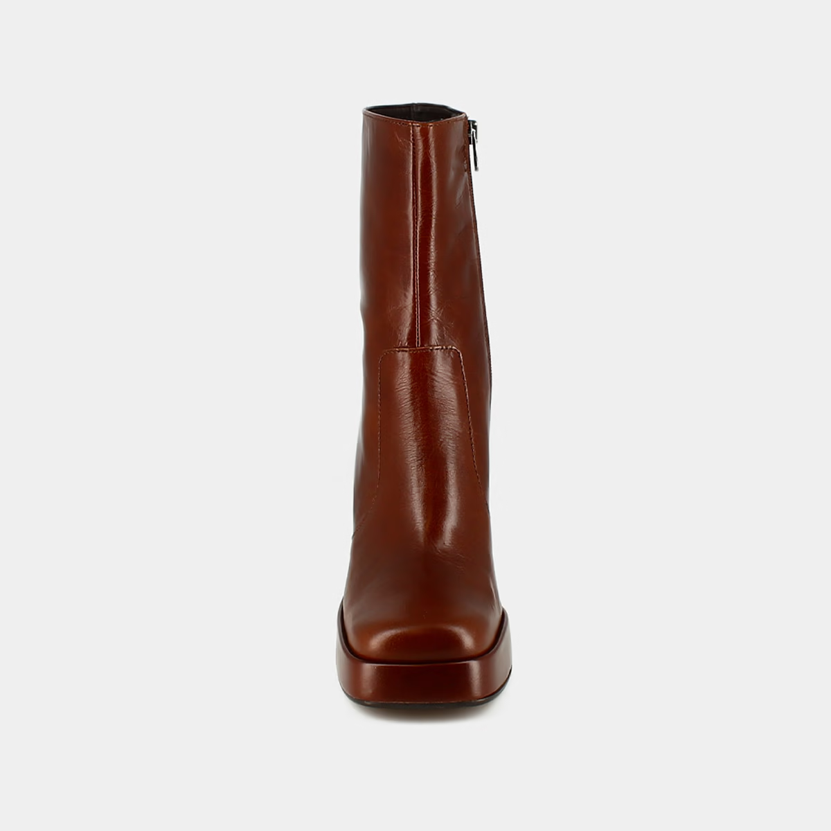 Bottines à talons et bouts carrés