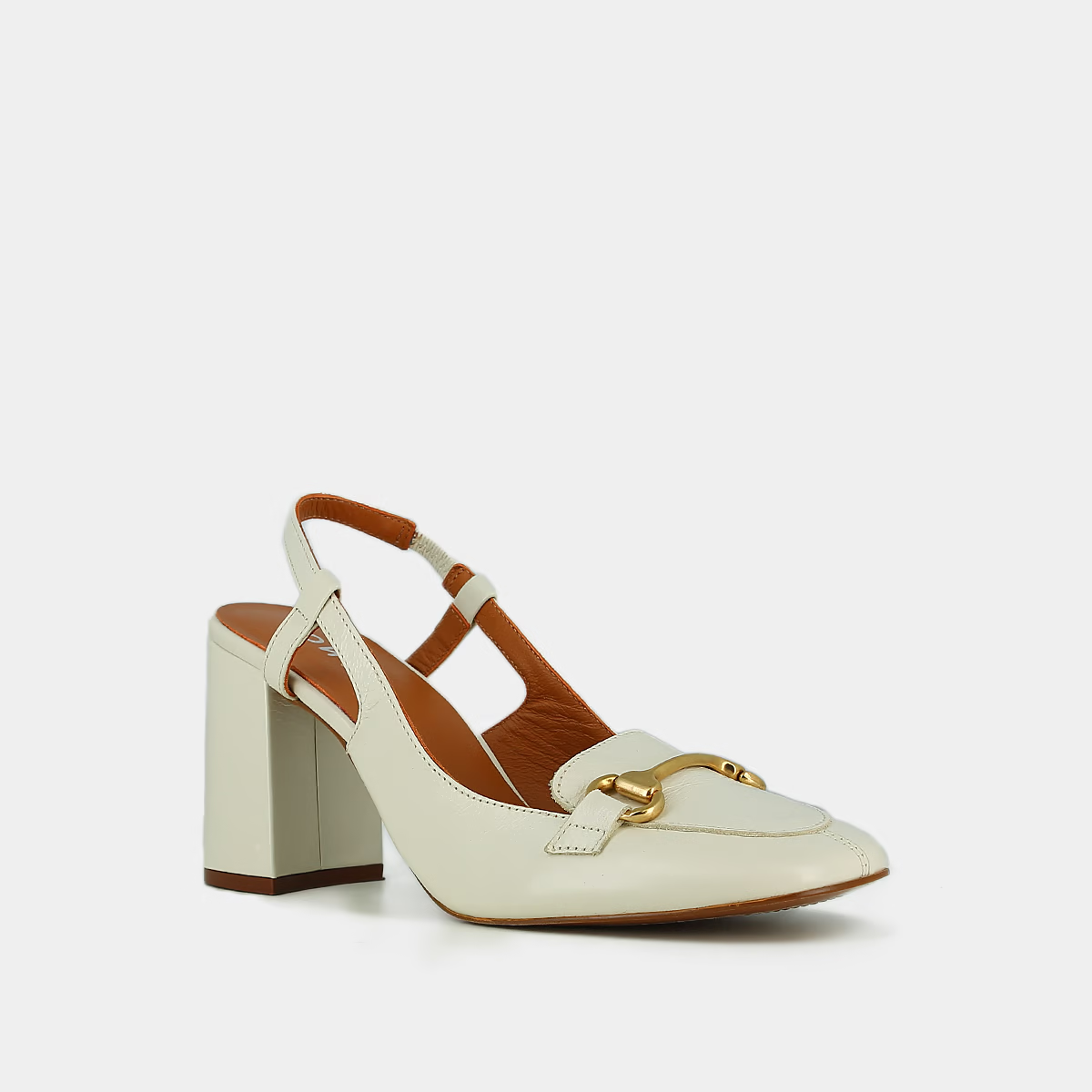 Slingbacks à mors dorés