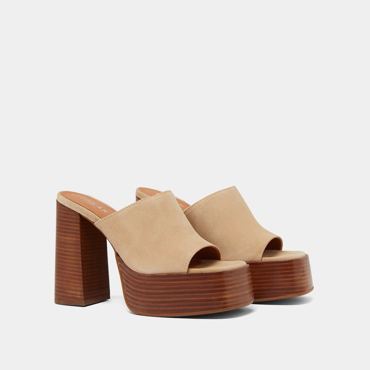 Mules à talons et bouts ouverts