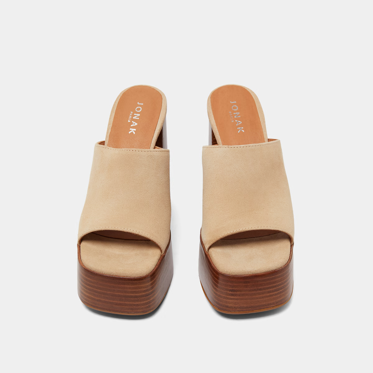 Mules à talons et bouts ouverts