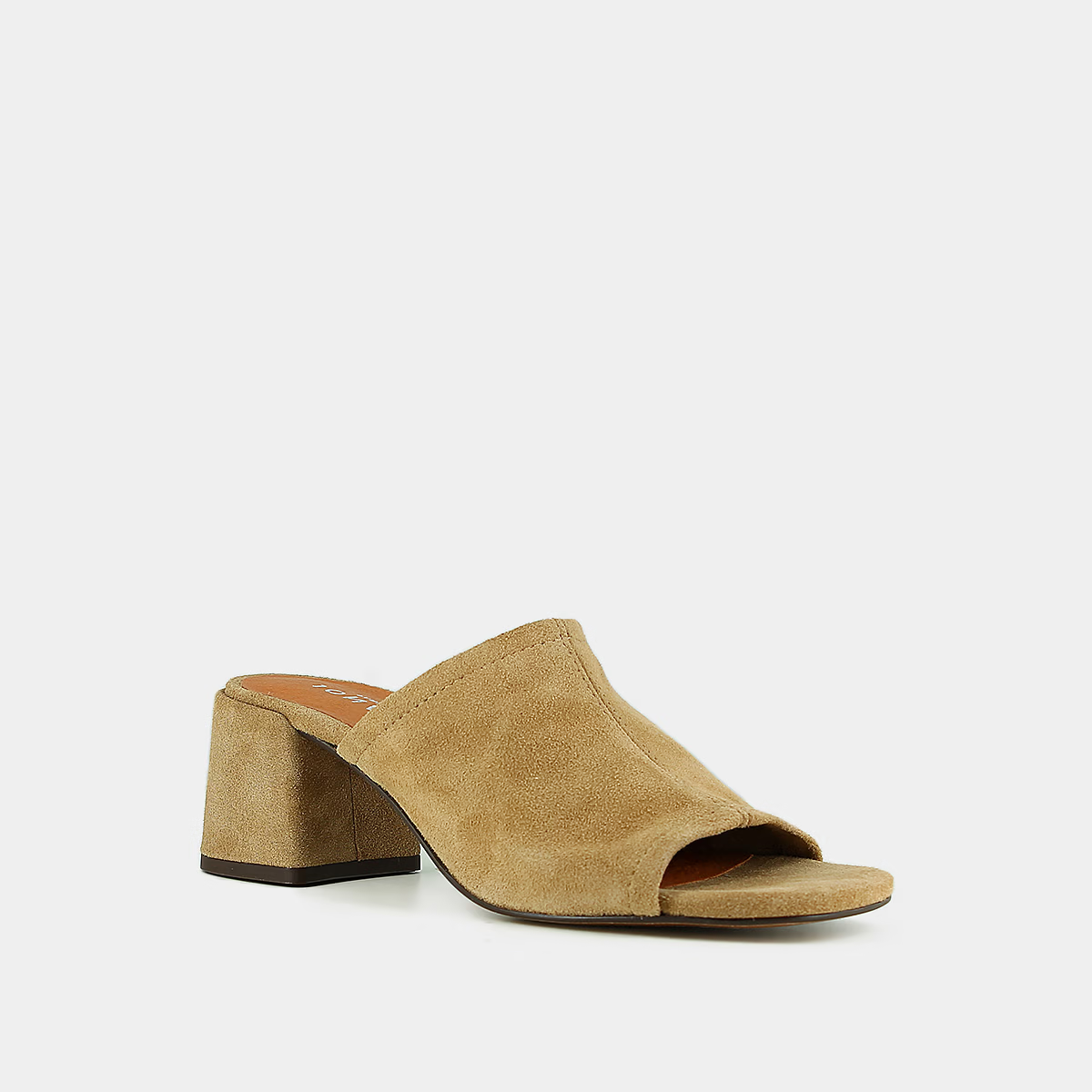Mules à talons et bouts ouverts
