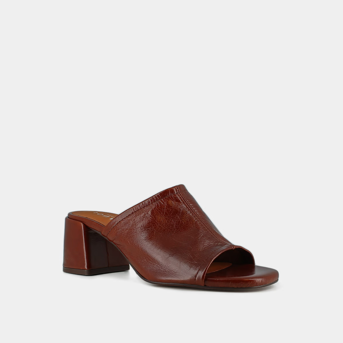 Mules à talons et bouts ouverts