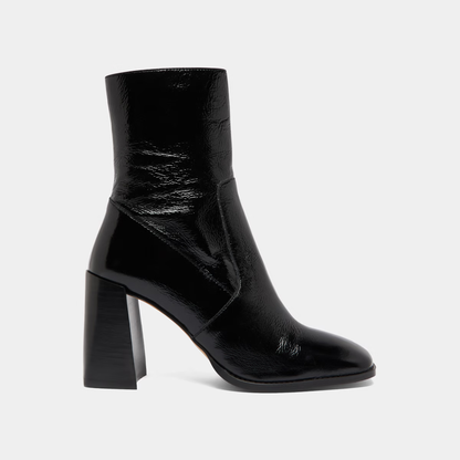 Bottines à talons et bouts carrés